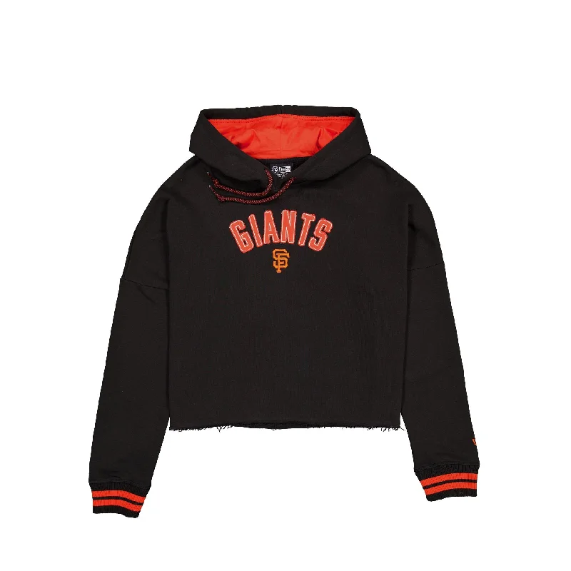 San Francisco Giants Sport Night Black Women's Hoodie Hoodie with Thumb Holes Functional Cozy San Francisco Giants Sport Night Black Women's Hoodie Hoodie with Thumb Holes Functional Cozy