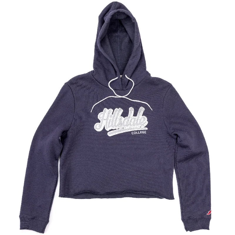 1636 Cropped Hoodie Hoodie with Illustration Artistic Creative