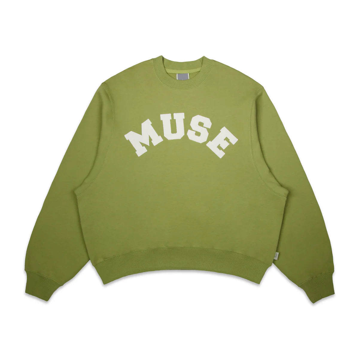 French Terry Sweatshirt - Pistachio Hoodie with V-Neck Classic Versatile