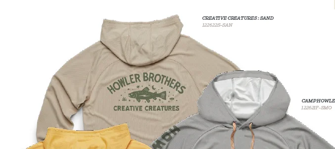 Howler Brothers Loggerhead Hoodie Hoodie with Neon Bright Vibrant