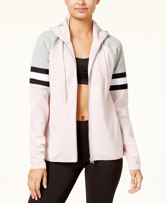 Material Girl Active Juniors Colorblocked Hoodie Hoodie with Fur Luxurious Winter