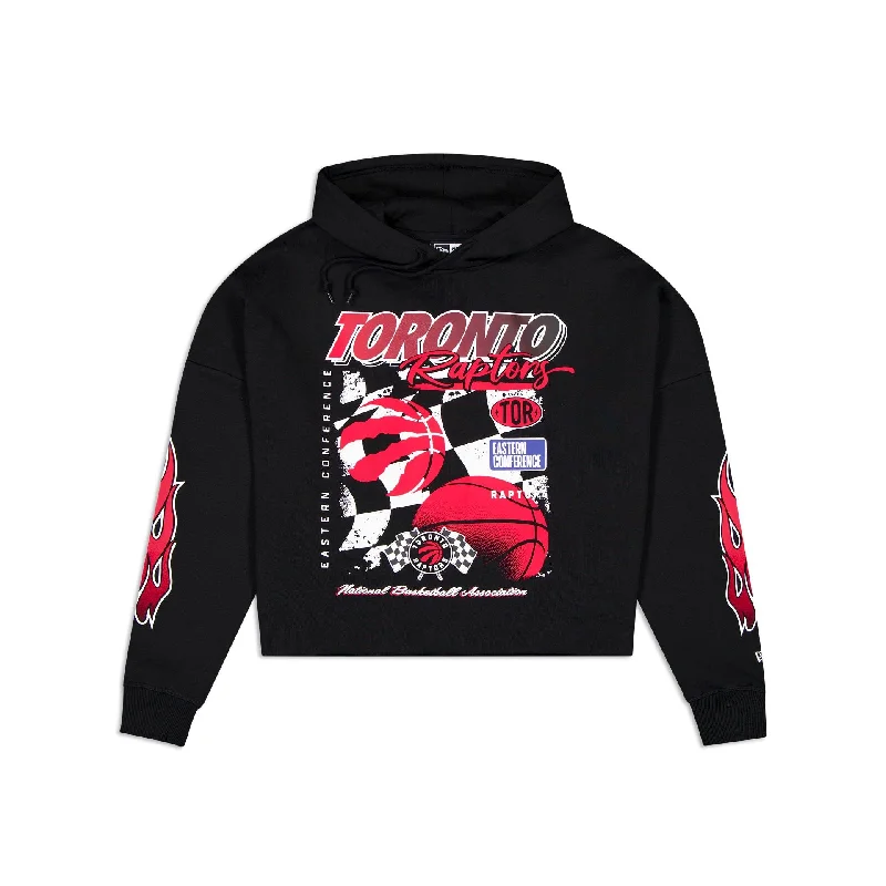Toronto Raptors 2024 Rally Drive Women's Hoodie Hoodie with Gradient Ombre Colorful