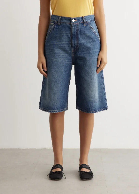 Bermuda Denim Pants Casual Lounge Pants