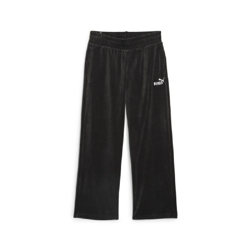 Essentials Elevated Velour Straight Pants Casual Drawstring Pants