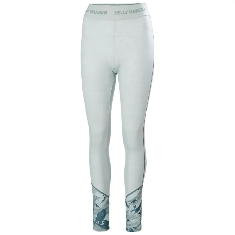Helly Hansen Women's Lifa Merino Midweight Graphic Base Layer Pant Trendy Palazzo Pants