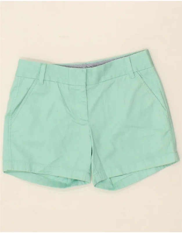J. CREW Womens Hot Pants US 0 XS W25 Turquoise Cotton Soft Sweatpants Style