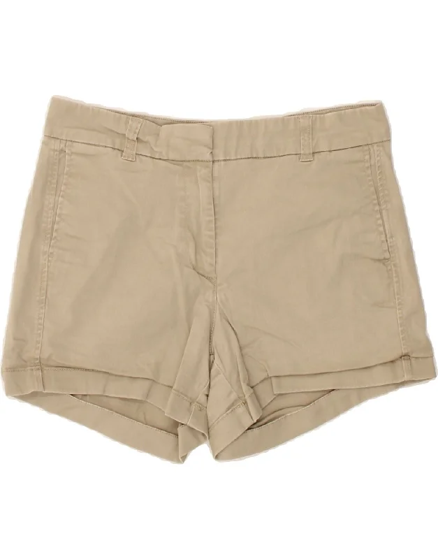 J. CREW Womens Hot Pants US 6 Medium W30 Beige Cotton Soft Stretch Trousers