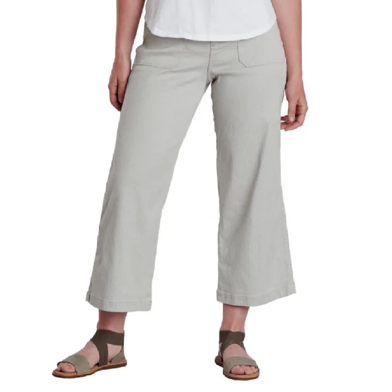 Kuhl Women's Seaboard Crop Wide Leg Pant Chic Black Leggings