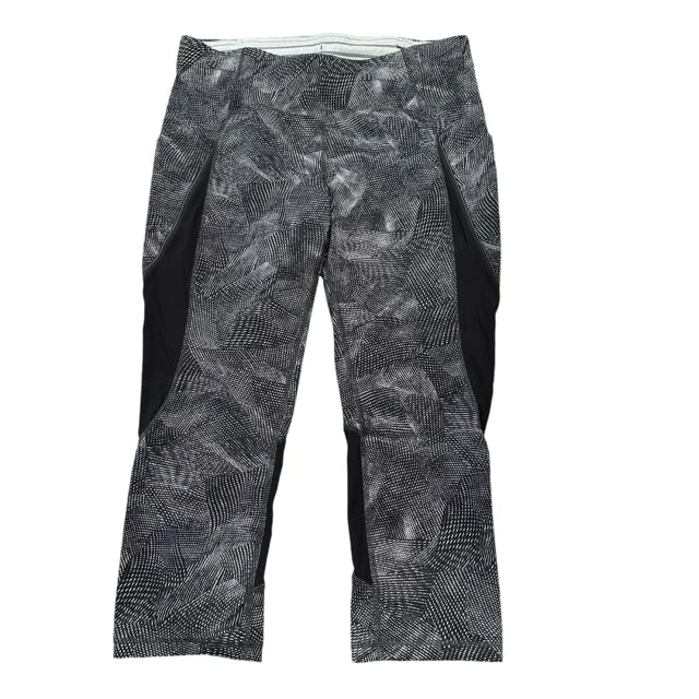 Lululemon Black Capri Pants Active Women's Size10 Stretch Fit Pants