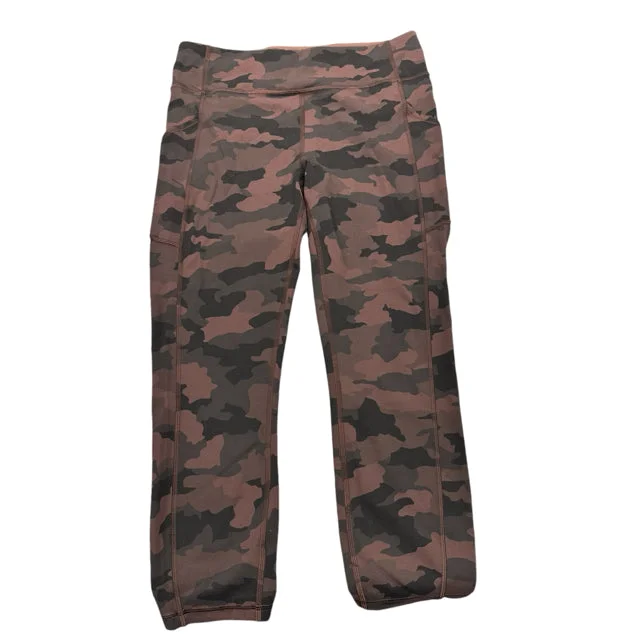 Lululemon Camo Pants Active Women's Size 10 Relaxed Lounge Trousers