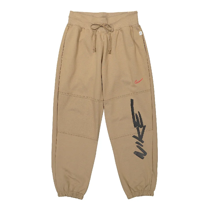W Breaking Mid-Rise Oversized French Terry Pants Soft Stretch Pants