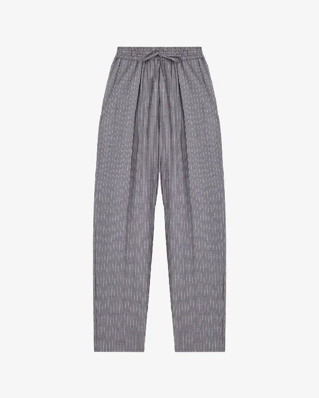 LISKA PANTS Relaxed High-Waist Trousers