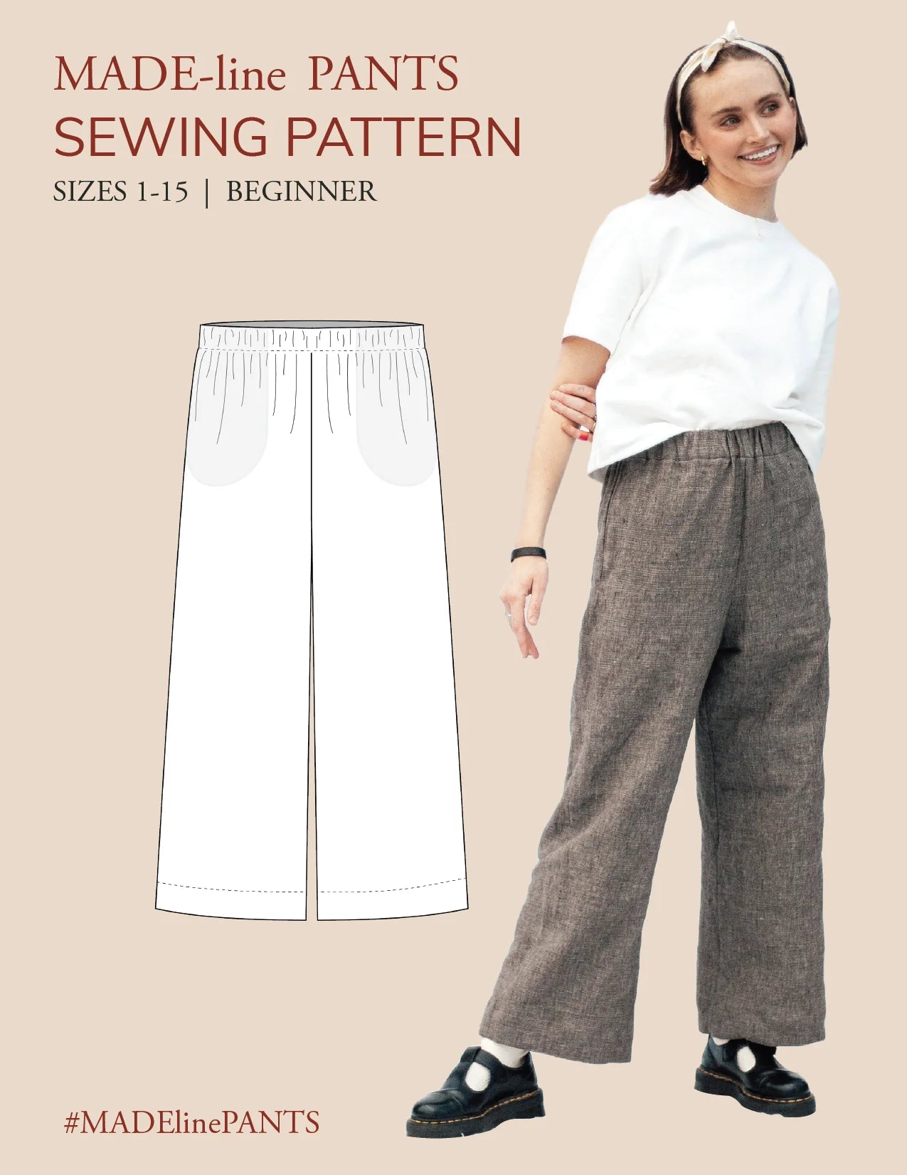 PDF Pattern - MADE-line Pants | Madswick Stylish Harem Pants