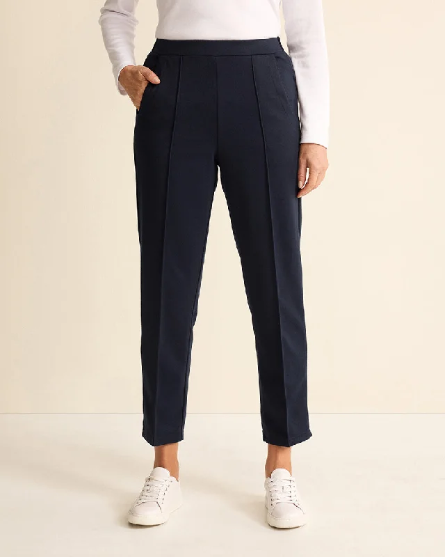 Rome Short Length Pant Elegant Palazzo Trousers