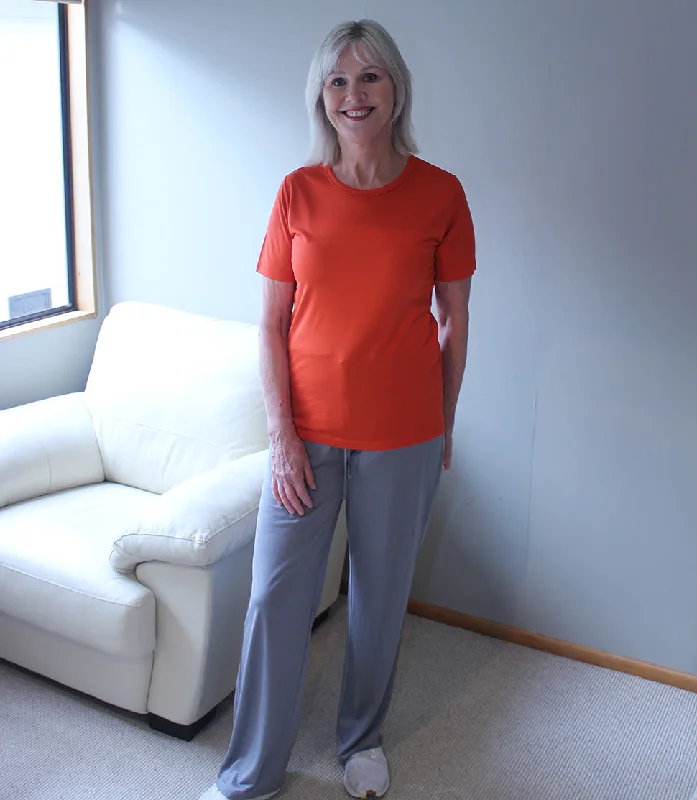 Women's Silkspun Lounge Pants Sleek Black Pants