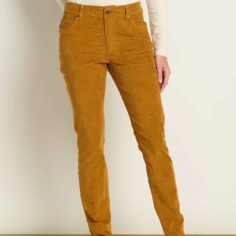 Toad & Co. - Karuna Corduroy 5 Pocket Skinny Pant Relaxed Linen Pants