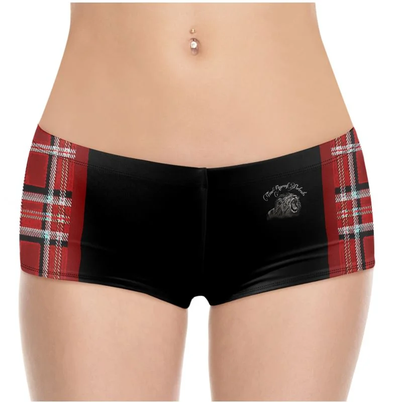 TRP Twisted Patterns 06: Digital Plaid 01-05A Designer Hot Pants Comfortable Jogging Pants