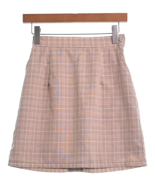 NICE CLAUP Mini skirts leather skirt durable