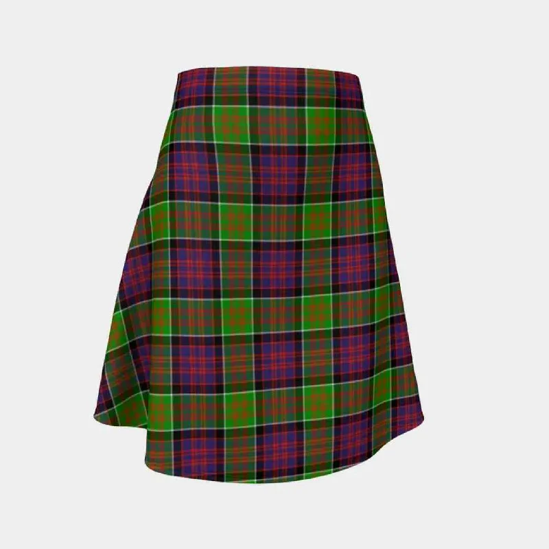 MacDonald of Clanranald Tartan Flared Skirt chiffon skirt flowing