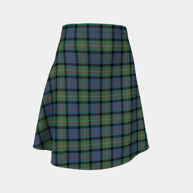 MacDonnell of Glengarry Ancient Tartan Flared Skirt velvet skirt sumptuous