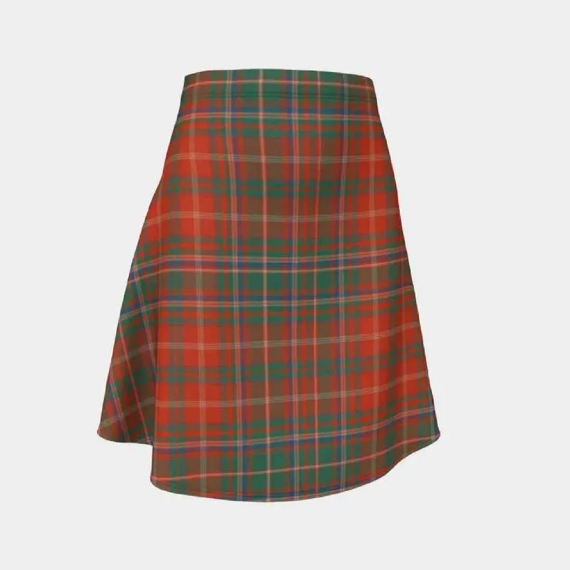 MacDougall Ancient Tartan Flared Skirt cotton skirt soft