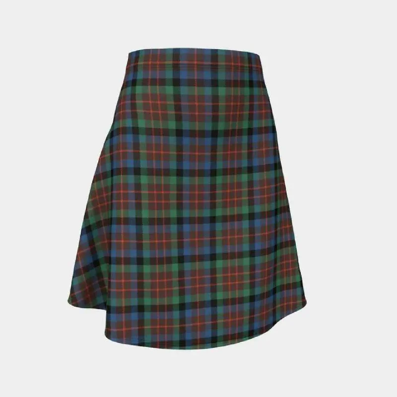 MacDuff Hunting Ancient Tartan Flared Skirt velvet skirt plush