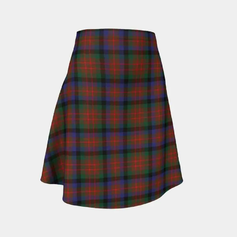 MacDuff Hunting Modern Tartan Flared Skirt denim skirt stylish