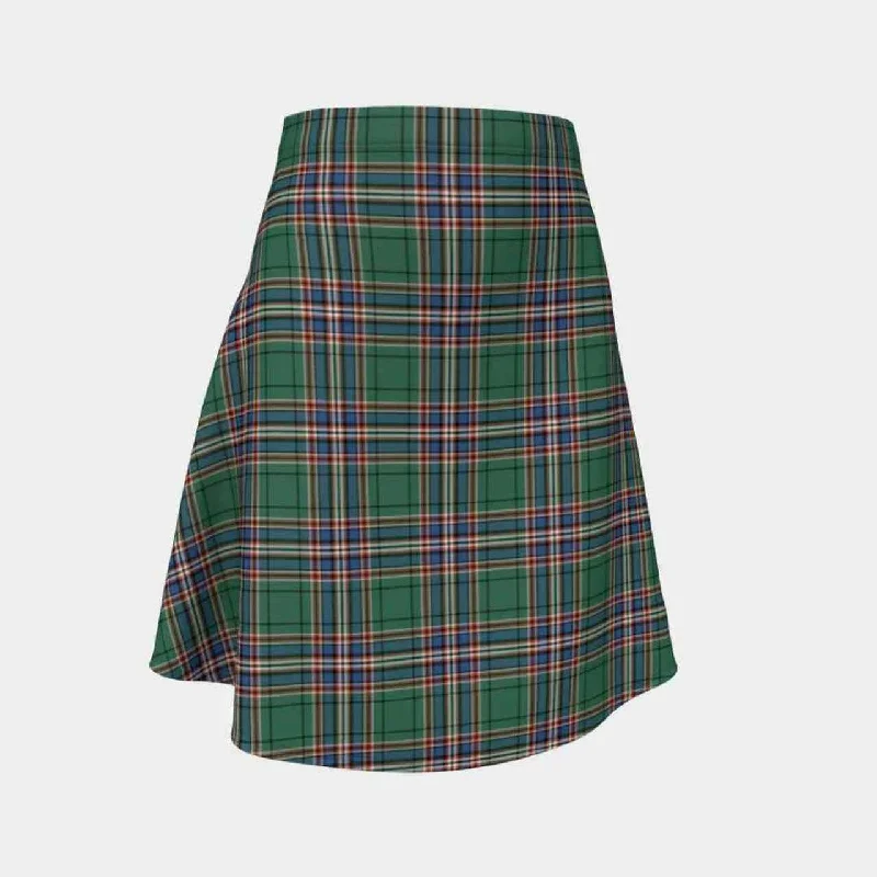 MacFarlane Hunting Ancient Tartan Flared Skirt denim skirt classic