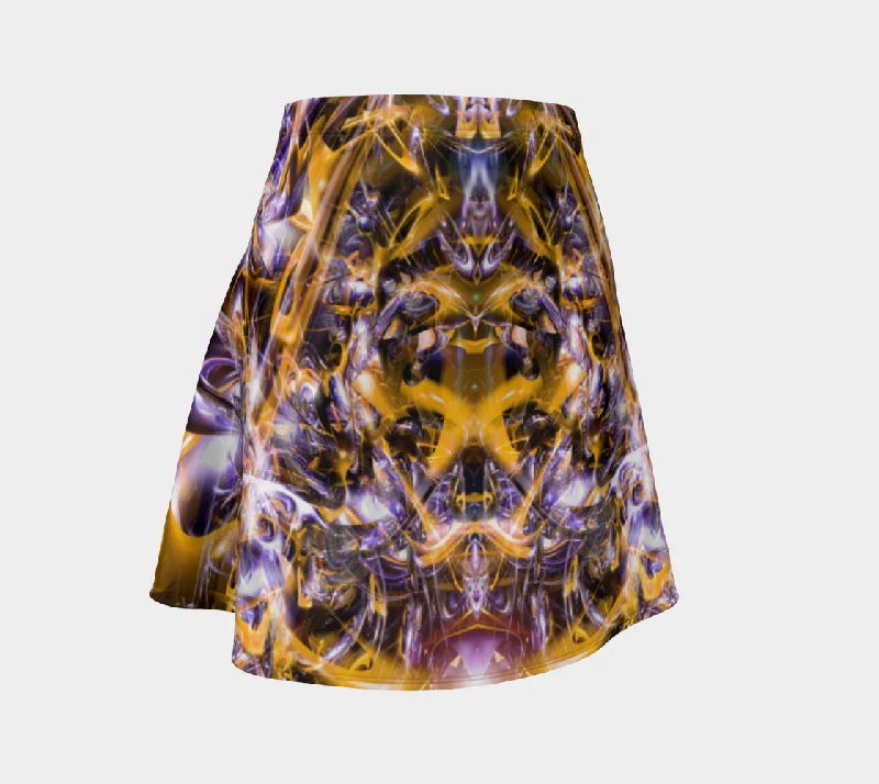 RELINQUISHING THE LIGHT FLARE SKIRT a-line skirt cut