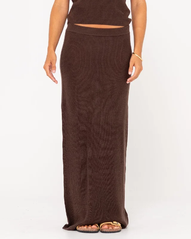 Rusty Ophelia Knit Maxi Skirt corduroy skirt comfortable