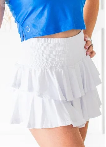 The Bubble Brittany Skirt Solids (Multiple Colors) velvet skirt plush