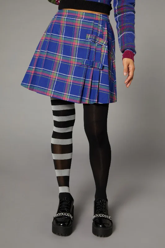 Werewolf Tartan Goth Skirt casual skirt length