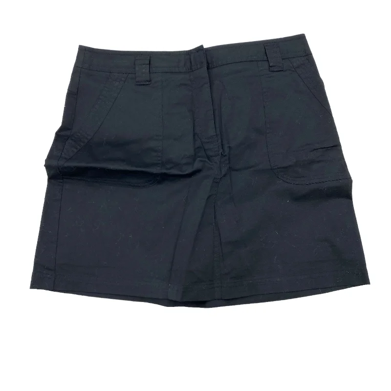BLACK SKORT by JOSEPHINE CHAUS Size:10 elastic waist skirt