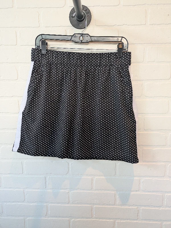 Black & White Skort Talbots, Size 8 modal blend skirt