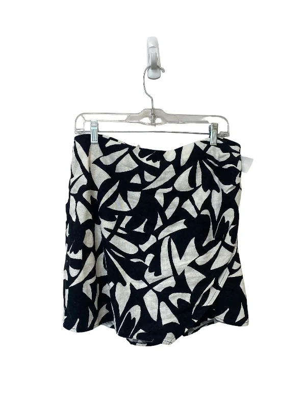 Blue & White Skort A New Day, Size 10 mini skirt trendy