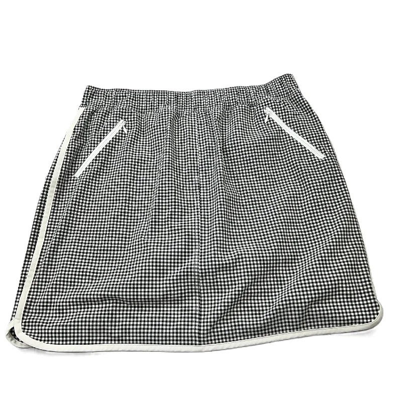 Checkered Pattern Skort By Talbots, Size: 18 corduroy skirt textured
