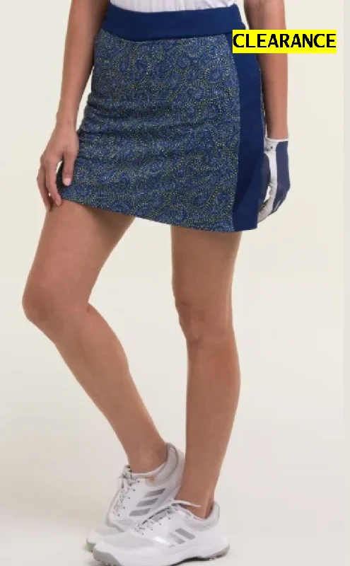 EPNY Get In Prep Geo Paisey Skort 17.5" wool skirt warm