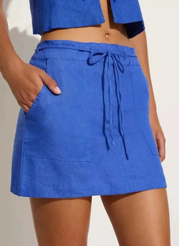 Laurelei Mini Skirt Sicilian Blue maxi skirt elegant
