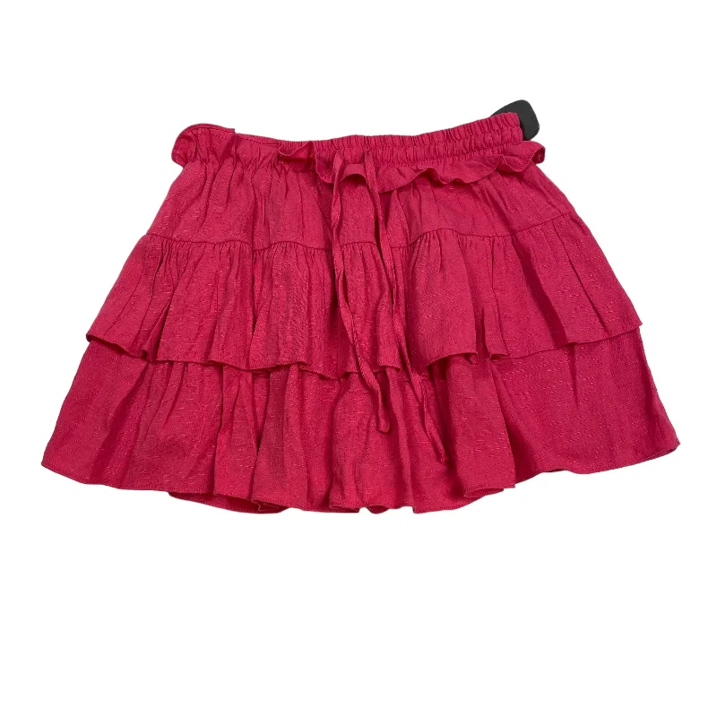 Pink Skort Vestique, Size M cotton skirt soft