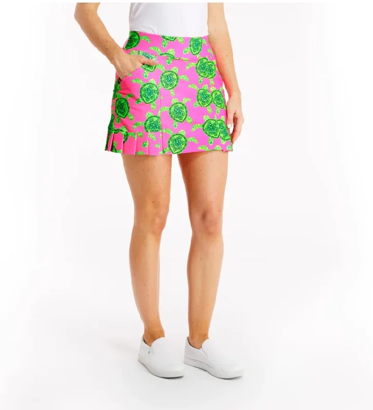 Tzu Tzu Kenley Tortuga Skort 16" leather skirt modern